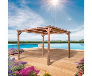 Pergola - Bois massif - 8.88m2
