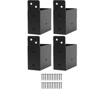 Pergola Brackets, Heavy Duty Hardware Kit, 8.66x5.91x4.72 inches Rust-Resistant Steel Construction for Outdoor Shed, Deck, Garage, Greenhouse, Home Gardening Projects