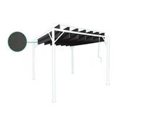 Pergola - Cazeboo - BAHIA - 3x3m - Toile Gris Anthracite