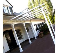 Pergola clématite adossante