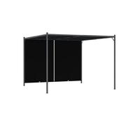 Pergola de jardin avec toit rétractable 3x3 m Anthracite