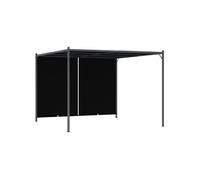 vidaXL Pergola de jardin avec toit rétractable 3x3 m Anthracite 49324