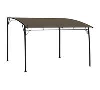 Pergola de jardin bioclimatique 3 x 3 m - Tonnelle d'extérieur résistante aux intempéries pour terrasse, cour et jardin, parfaite pour la protection solaire