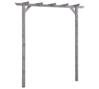 Pergola de jardin d'extérieur 200 x 40 x 205 cm en pin traité sous pression pour terrasse, pergola élégante pour jardin, tonnelle durable, parfaite pour les espaces extérieurs