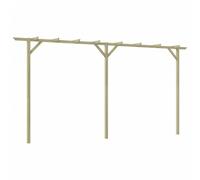 Pergola De Jardin Durable & Résistante À La Pourriture 410x40x203 Cm Bois