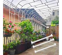 Pergola de jardin en métal blanc - 300 x 240 cm - Décoration de mariage pour roses et vignes - Décoration de cérémonie intérieure et extérieure - Treillis élégant en demi-arche pour jardin