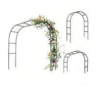 Pergola de jardin en métal blanc/noir pour plantes grimpantes, décoration de mariage, arches de jardin stables, disponible en tailles 80 x 200/140/230/180/220/300 x 220/350 x 220 cm