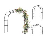 Pergola de jardin en métal robuste pour plantes grimpantes, décoration de mariage, tailles : 80 x 200/140/230/180/220/300 x 220/350 x 220 cm