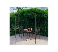 Pergola de jardin Marron antique 3x3x2,5 m Fer