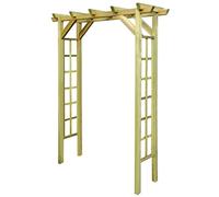 Pergola d'extérieur en bois traité sous pression - 150 x 50 x 200 cm - Auvent élégant et durable pour décoration de jardin