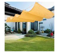 Pergola d'extérieur rétractable en forme de U en forme de vague pour patio, terrasse et porche avec matériel de suspension (1,7 x 18 m)