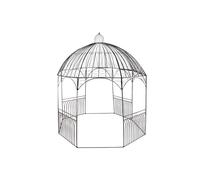 Pergola DKD Home Decor noir fer (304 x 304 x 332 cm)