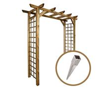 Pergola droite + kit ancrage
