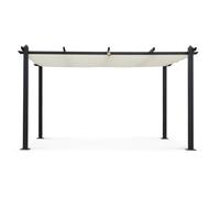 Pergola en aluminium CORDOBA - Ecru - 4 x 3 m