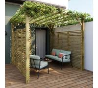Pergola en bois autoclave Cerland Ancolie 2,5 x 3 m