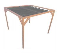 Pergola en bois douglas - Autoportante - 290x300 cm - Nesling