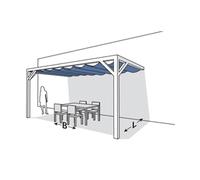 Pergola en bois douglas - Murale 2 - 290x300 cm - Nesling