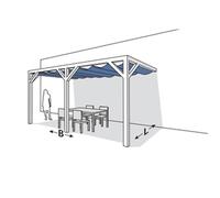 Pergola en bois douglas - Murale 2 - 290x500 cm - Nesling