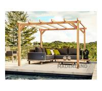 Pergola En Bois Lamellé-Collé Angers 500 X 400 Cm - Maderland Multicolore