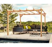 Pergola En Bois Lamellé-Collé Angers 600 X 400 Cm - Maderland Multicolore