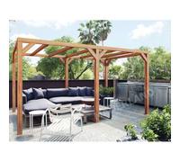 Pergola En Bois Lamellé-Collé Toulon 500 X 400 Cm - Maderland Multicolore