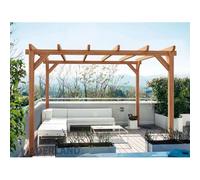 Pergola En Bois Lamellé-Collé Villeurbanne 500 X 300 Cm - Maderland Multicolore