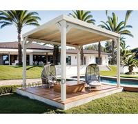 Pergola En Bois Strasbourg Avec Toit 300 X 300 Cm - Maderland Multicolore