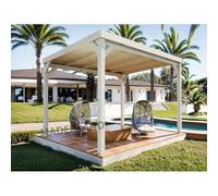Pergola En Bois Strasbourg Avec Toit 400 X 300 Cm - Maderland Multicolore