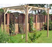 Pergola en pin massif EASY-ECO, 300x300 cm