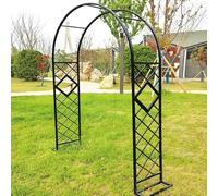 Pergola en treillis d'arche de jardin pour plantes grimpantes, structure en métal robuste pour décoration extérieure et soutien
