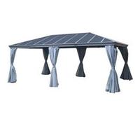 Pergola Hespéride Belize en aluminium et polycarbonate - 6 x 3,6 m