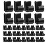 Pergola Hooks for String Lights - 35 Pieces No Drill Pergola Lamp Hangers | Fit 3-8mm Cable Gazebo String Light Clips for Wire Cord Rope Wall Office Dorm Decor