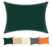 Pergola imperméable en toile respirante pour jardin et balcon avec accessoires inclus Vert sable 5,5 x 6,6 m