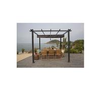 Pergola KIBA avec toit déroulant 3 3 m