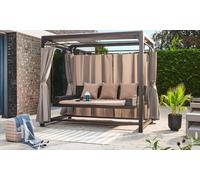 Pergola Provence avec banquette suspendue de Home Deluxe : Sans toit