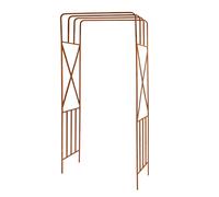 Pergola rustique jardin 220 cm - arc de rose stable en métal - aide à la vigne
