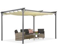 Pergola terrasse La Palma 3x3 Garden Point beige