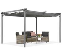 Pergola terrasse La Palma 4x4 m Garden Point anthracite