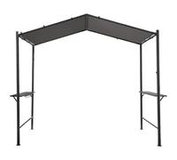 Pergola tonnelle pour Barbecue - 277 x 149 cm - Anthracite