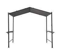 Pergola tonnelle pour barbecue - 277 x 149 cm - Anthracite