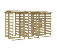 Pergolas avec Toits 6 pcs 100x90x200 cm Bois de Pin Imprégné | Structure sapin massif, résistante à la corrosion, entrée passage allée jardin, pour vignes grimpantes