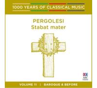 Sara Macliver – Pergolesi : Stabat Mater – 1000 ans de musique classique – Import