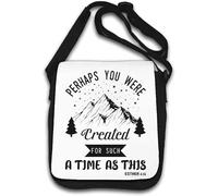 Perhaps You Were Created For Such A Time As This Esther 4 14 Sac à bandoulière Blanc