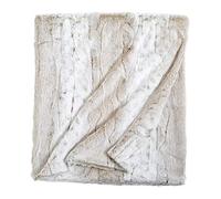 Peri Home Couverture de Luxe en Fausse Fourrure léopard - Couverture Super Douce et Moelleuse pour Chambre à Coucher - 127 x 152,4 cm - Couverture en Fourrure Confortable, Chaude et Confortable pour