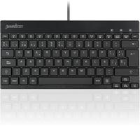 Periboard-326 Mini Clavier Usb Rétroéclairé, Touches Courtes, Compact, Qwerty Es, Design Minimaliste