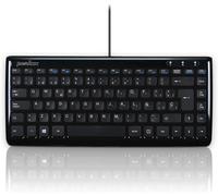 PERIBOARD-407 Mini Chiclet Keyboard with USB Cable White 320 x 141 x 25 mm (Spanish Keyboard).