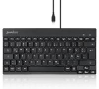PERIBOARD-426 DE USB Clavier Allemand, QWERTZ Noir