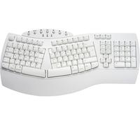 Periboard-612 W Clavier Sans Fil 2,4 Ghz Avec Divisions, Système Dual Et Bluetooth 4.0, Compatible Avec Windows 10 Et Macos, Disposition Espagnole, Blanc
