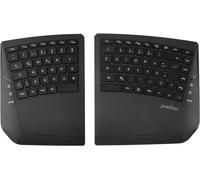 Periboard-624B - Clavier Split Ergonomique Sans Fil - Design De Clavier Partagé - Touches Plates - Angle D'Inclinaison Réglable - Qwertz Allemand