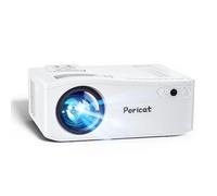 pericat 5G WiFi Bluetooth Projector, Native 1080P Outdoor Movie Projector with 350"" Display, 18000L Home Theater Video Projector 4K S